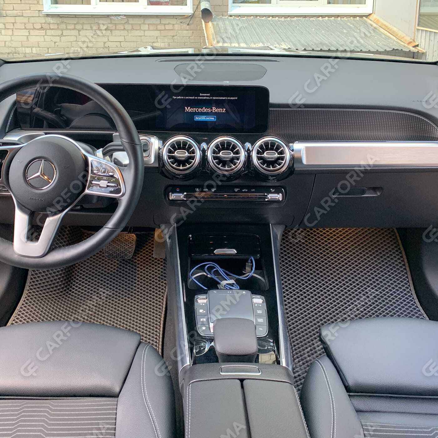 Водительские  коврики  Mercedes GLB (X247) 2019&nbsp;-&nbsp;2026 в Кирове