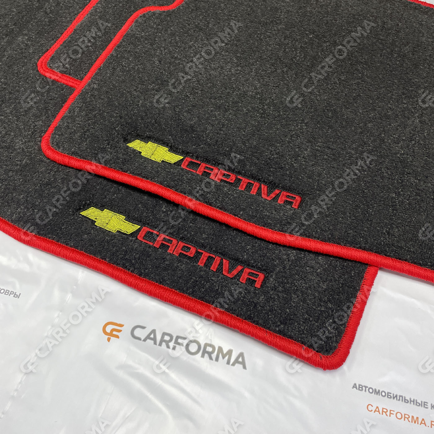 Ворсовые коврики на Chevrolet Captiva 2006&nbsp;-&nbsp;2016 в Кирове