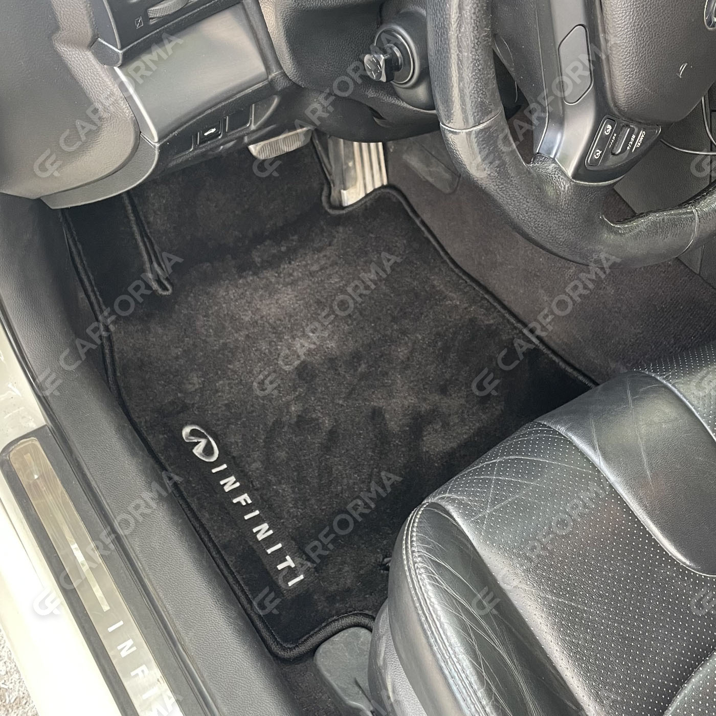 Ворсовые коврики на Infiniti G IV Купе 2006&nbsp;-&nbsp;2014 в Кирове