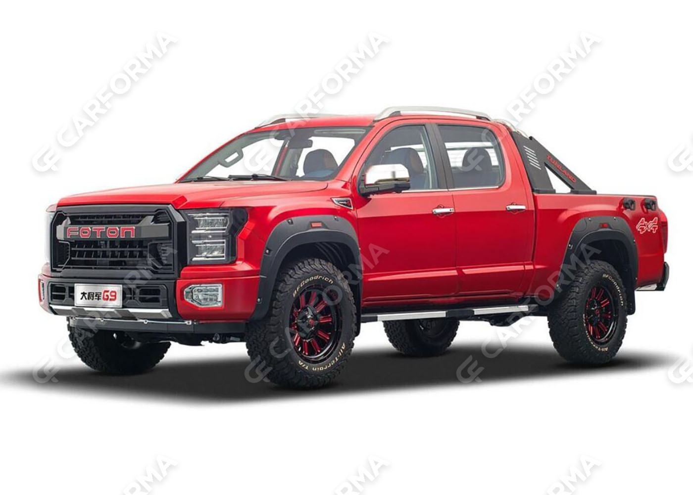 Ворсовые коврики на Foton Tunland G9 2021&nbsp;-&nbsp;2026