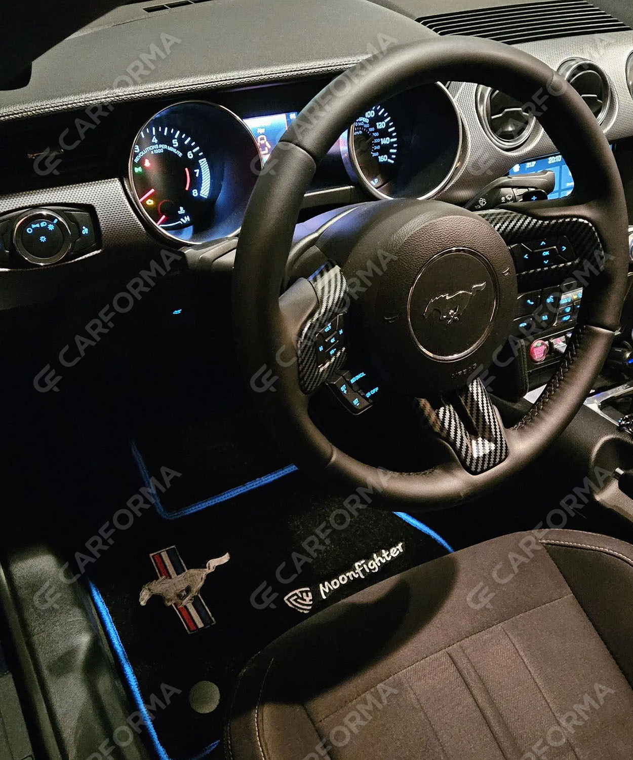 Ворсовые коврики на Ford Mustang VI 2013&nbsp;-&nbsp;2023 в Кирове