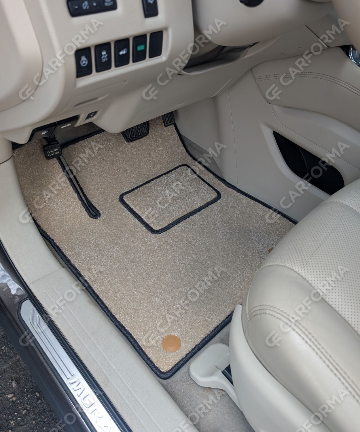 Ворсовые коврики на Nissan Murano (Z52) 2014&nbsp;-&nbsp;2022 в Кирове