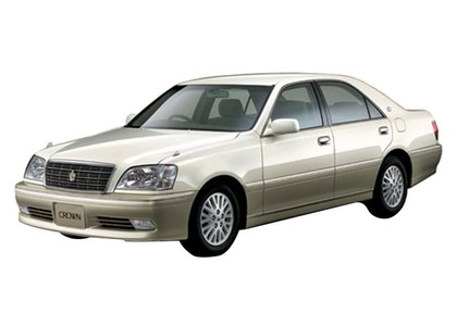 Ворсовые коврики на Toyota Crown (S170) 1999 - 2007 в Кирове