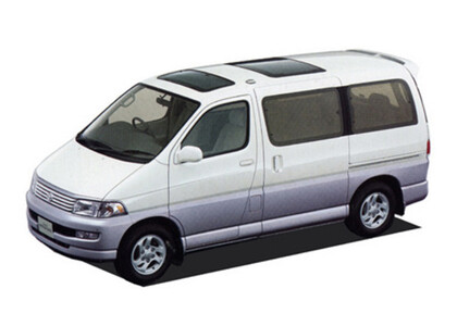 Ворсовые коврики на Toyota Hiace Regius (xH10) 1997 - 2002 в Кирове