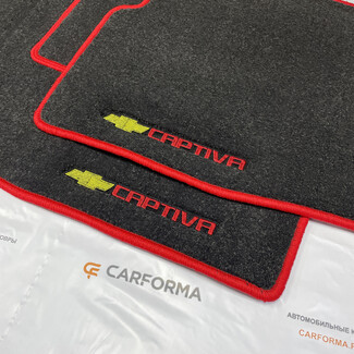 Ворсовые коврики на Chevrolet Captiva 2006&nbsp;-&nbsp;2016 в Кирове