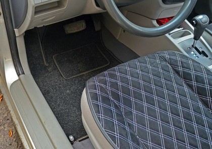 Ворсовые коврики на KIA Cerato I 2004 - 2008 в Кирове