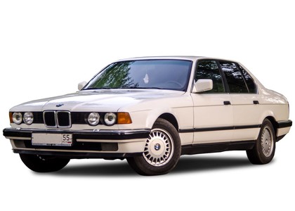 Ворсовые коврики на BMW 7 (E32) 1986 - 1995 в Кирове