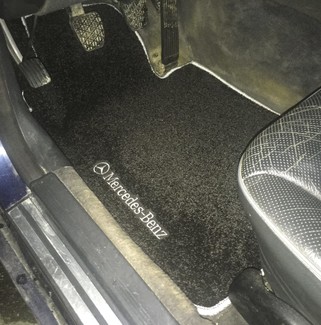 Ворсовые коврики на Mercedes E (W210) 1995 - 2002 в Кирове