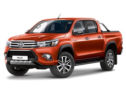 Ворсовые коврики на Toyota Hilux VIII 2015 - 2025 в Кирове