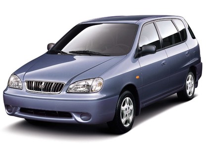 Ворсовые коврики на KIA Carens I 1999 - 2006 в Кирове