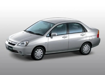 Ворсовые коврики на Suzuki Aerio I 2001 - 2004 в Кирове