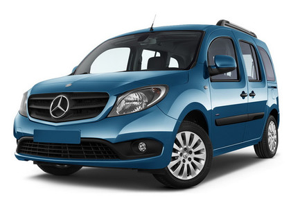Ворсовые коврики на Mercedes Citan (W415) 2012 - 2020 в Кирове