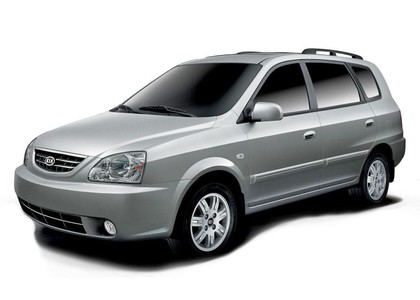 Ворсовые коврики на KIA Carens I 1999 - 2006 в Кирове